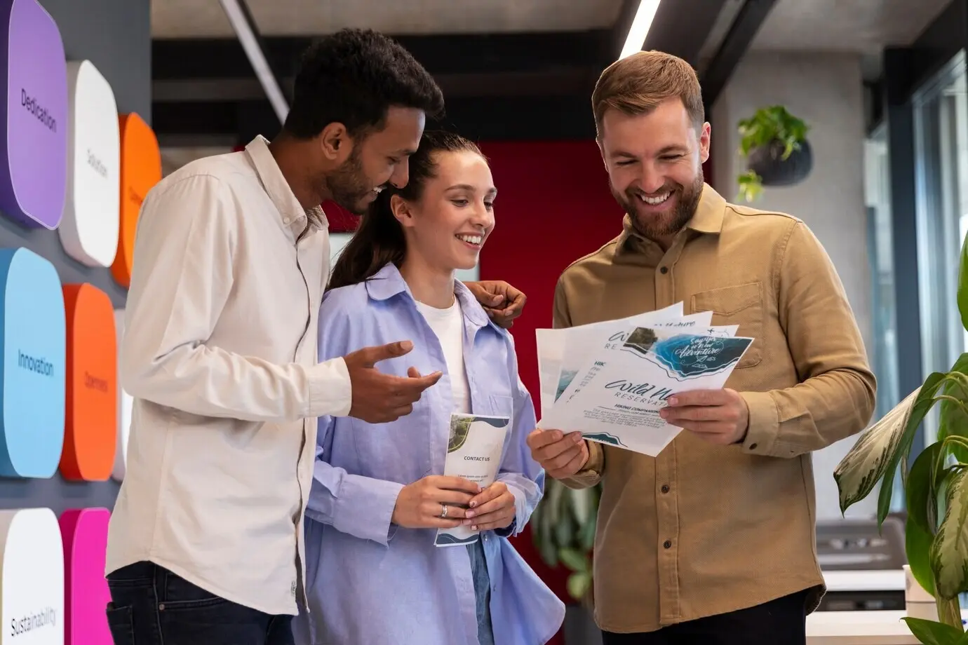 A day at a travel agency's office